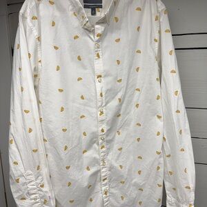 Bonobos White Shirt with tacos